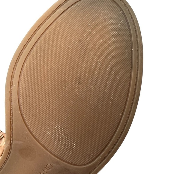 LUCKY BRAND Nacria Black Suede Peep Toe Ankle Booties Sandals Shoes Size 6.5M - Picture 15 of 16